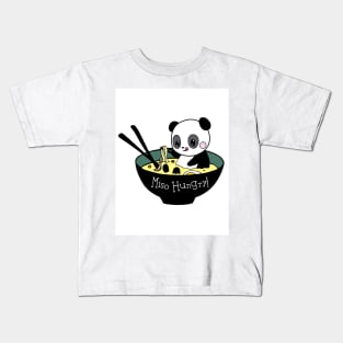 Miso Hungry Panda Kids T-Shirt